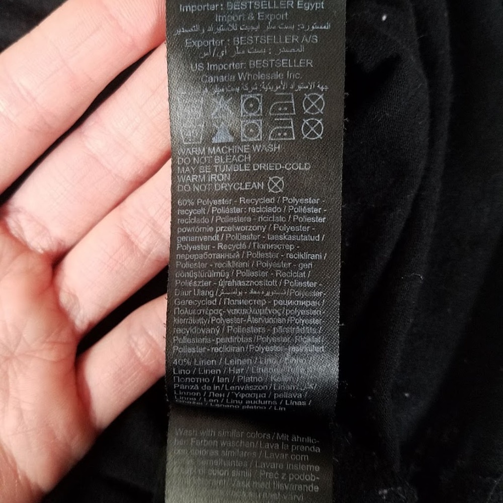 Noisy May fran raglan seam long sleeved top - Picture 3 of 6